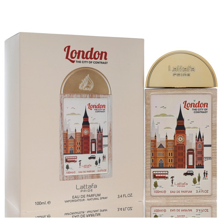 Lattafa Pride London The City Of Contrast Eau De Parfum Spray (Unisex) by Lattafa 100 ml
