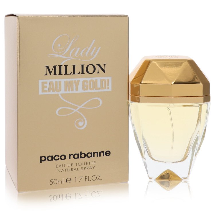 Lady Million Eau My Gold Eau De Toilette Spray by Paco Rabanne 50 ml