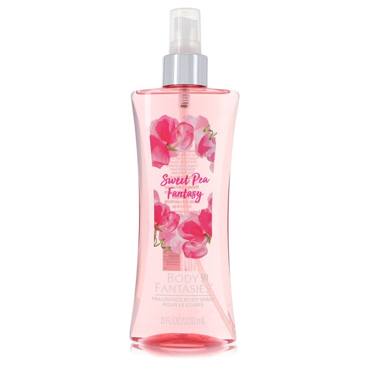 Body Fantasies Signature Pink Sweet Pea Fantasy Body Spray by Parfums De Coeur 240 ml