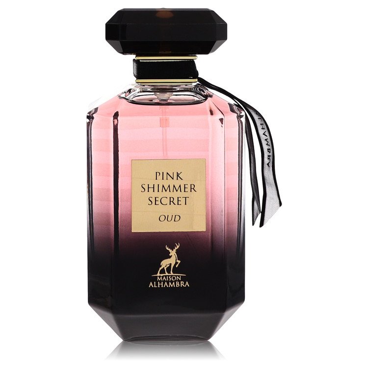 Pink Shimmer Secret Oud Eau De Parfum Spray (Unisex Unboxed) by Maison Alhambra 100 ml