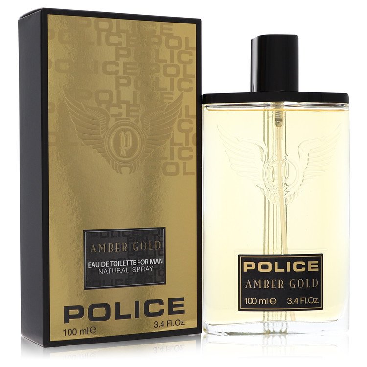 Police Amber Gold Eau De Toilette Spray by Police Colognes 100 ml