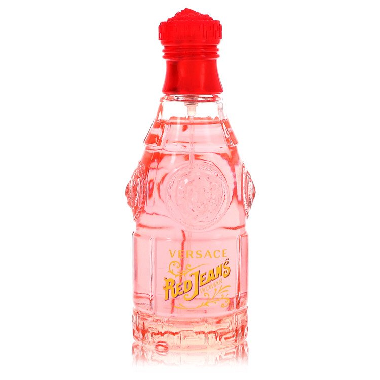 Red Jeans Eau De Toilette Spray (unboxed) by Versace 75 ml