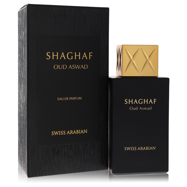 Shaghaf Oud Aswad Eau De Parfum Spray by Swiss Arabian 75 ml