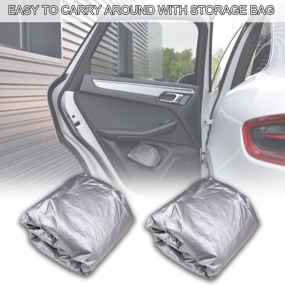 Car Cover Full Sedan Covers with Reflective Strip Sunscreen Protection Dustproof