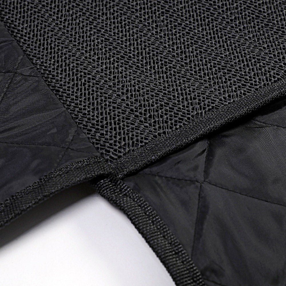Waterproof Pet Car Mat Back Seats Dog Cushion Durable Pet Mat Trunk Dirt-proof Pad With Ears And Zipper Dog Car Seats Cover Cushion Protector