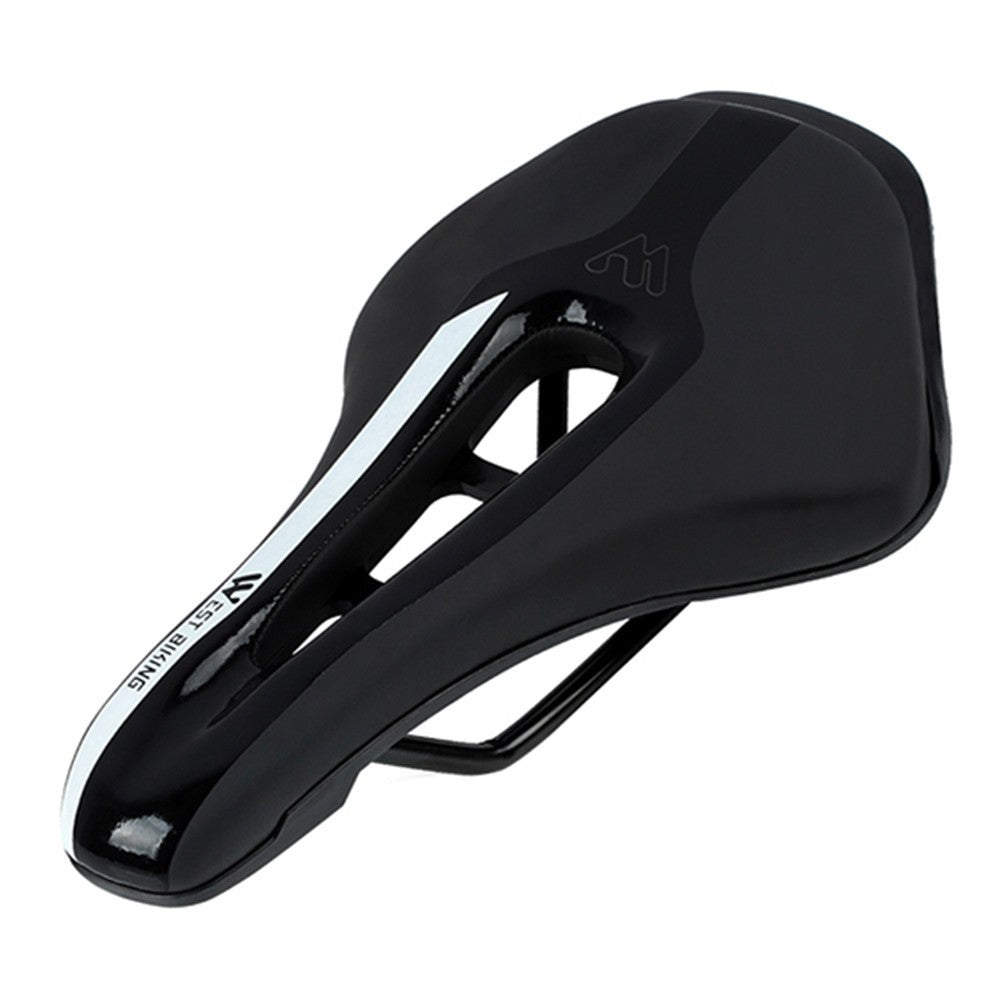 WEST BIKING Bike Saddle Bicycle Saddle Replacement Soft PU Leather Hollow Seat Cushion for MTB Mountain Bike Road Bike