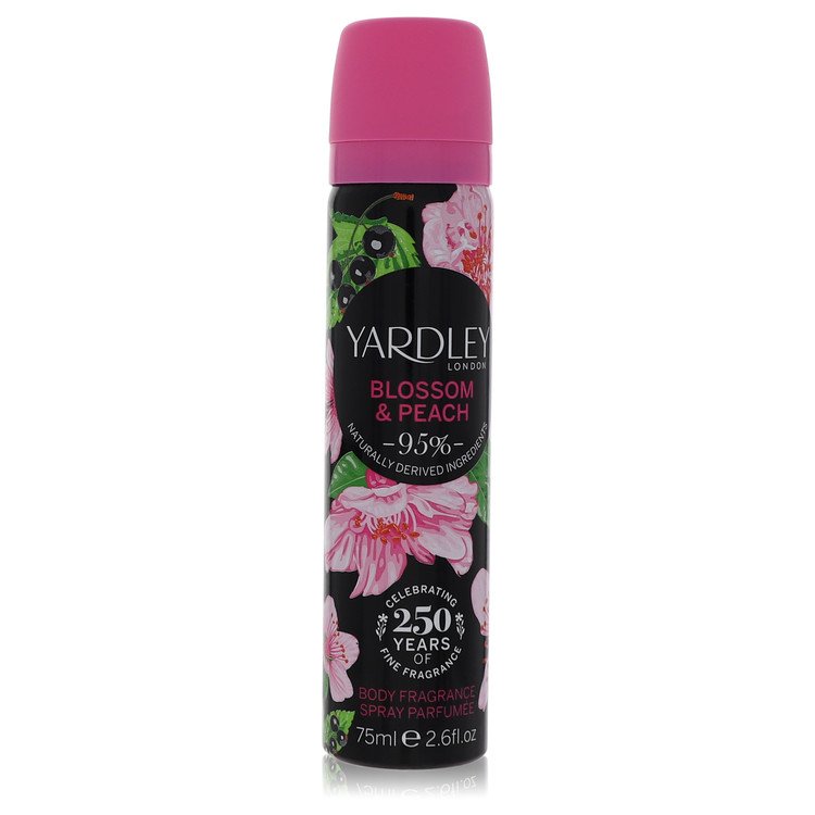 Yardley Blossom & Peach Body Fragrance Spray by Yardley London 77 ml