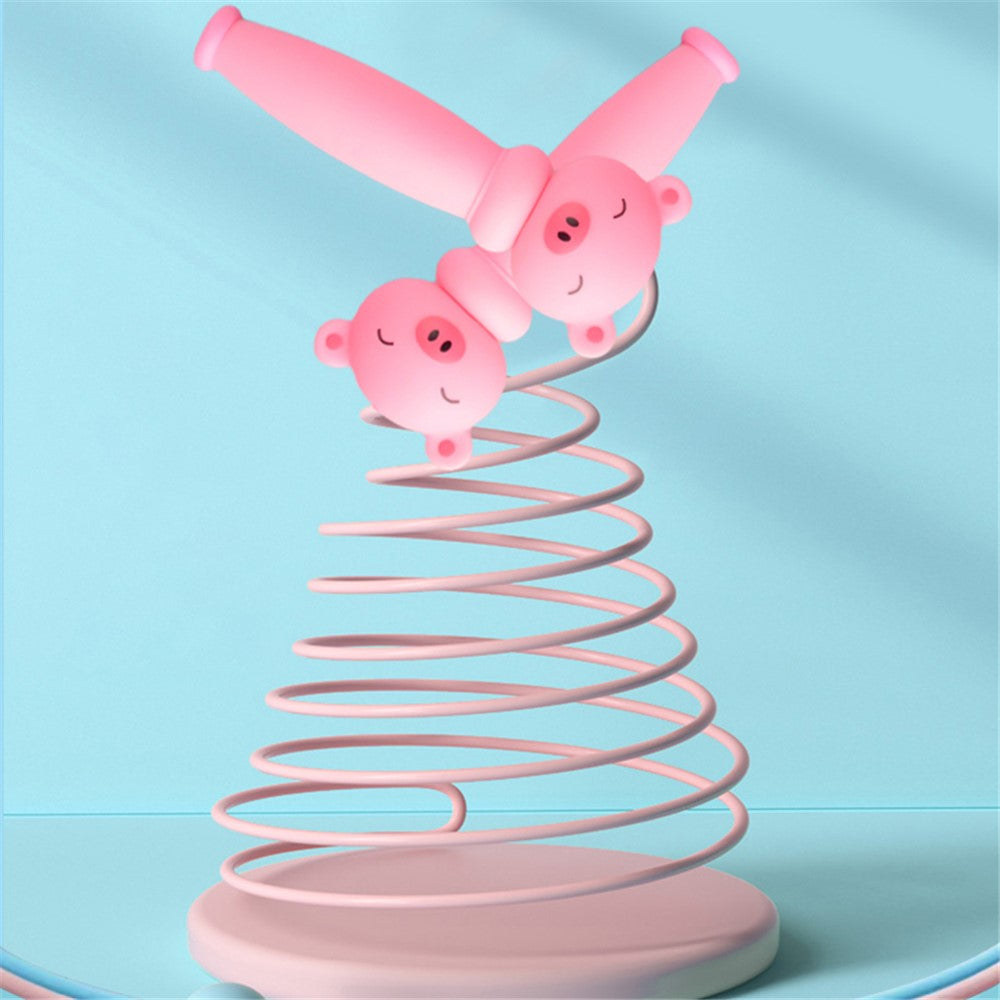 JY1028 Cartoon Animal Design Kids Jump Rope Exercise Workout PVC Skipping Rope