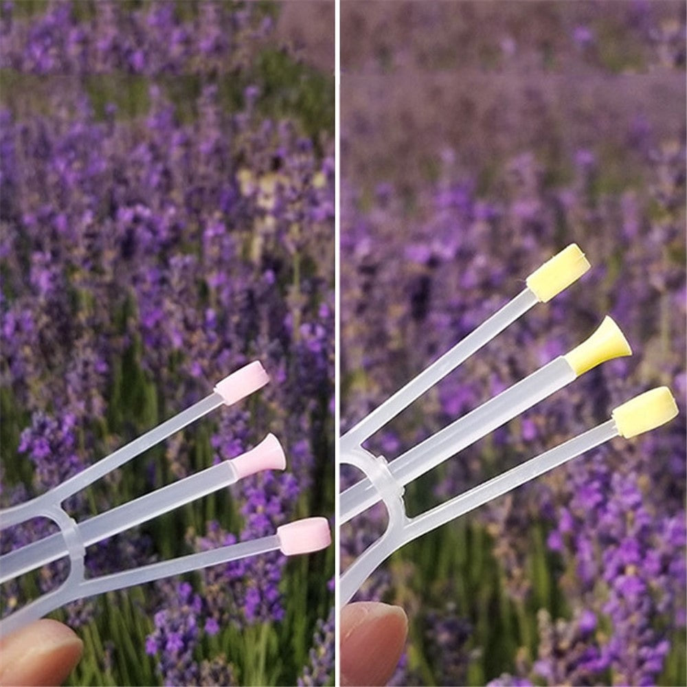 2 in 1 Portable Clip and Silicone Suction Stick Contact Lens Wearing Picking Auxiliary Tool (BPA Free, FDA Certified)