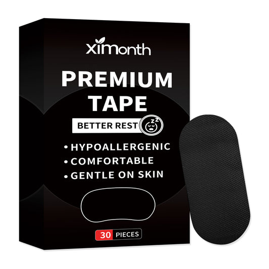 XIMONTH 30PCS Anti Snoring Strips Sleep Aid Mouth Tape Breathable Mouse Strips for Breathing & Sleeping