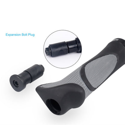 DEEMOUNT Ergonomic Bicycle Grips Handlebar Non-slip Rubber Hand Rest Shock Absorption Bar End