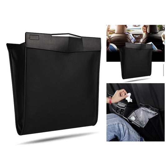 Foldable Car Hanging Seat Back Garbage Waste Bag Waterproof Organizer Storage Bag