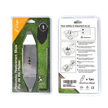 1 Set Replacement Stainless Steel Knife Blades & Hex Key for Robomow RX