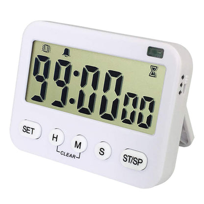 Digital Kitchen Timer Big Digit Count Down & Up Timer Memory Vibration Flashlight Loud Alarm with Magnetic Back