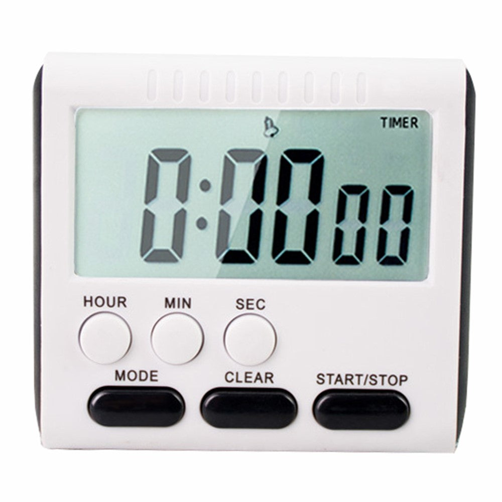 Magnetic Large LCD Digital Kitchen Timer with Loud Alarm Count Up & Down Clock 24 Hours Kitchen Timer