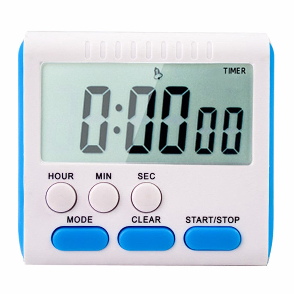 Magnetic Large LCD Digital Kitchen Timer with Loud Alarm Count Up & Down Clock 24 Hours Kitchen Timer