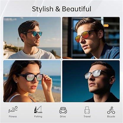 1 Pair Polarized Lenses Replacement For Ray-Ban Meta Wayfarer RW4008 Smart Eyewear Attachment