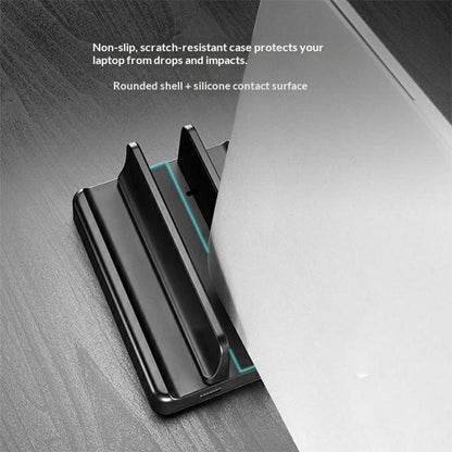 VAYDEER SZ2S011 Vertical Laptop Stand Holder Single Slot Notebook Desktop Organizer