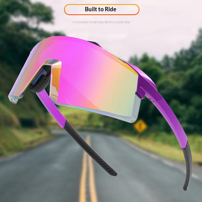 8699 Semi-rimless Frame Sports Sunglasses for Cycling Driving UV400 Protection Windproof Outdoor Eyewear