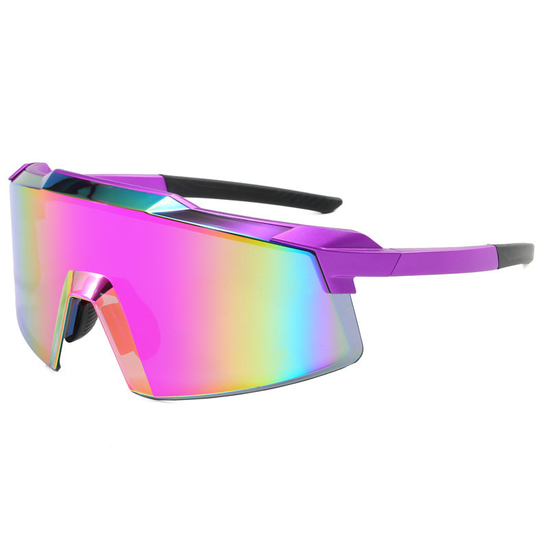 8699 Semi-rimless Frame Sports Sunglasses for Cycling Driving UV400 Protection Windproof Outdoor Eyewear