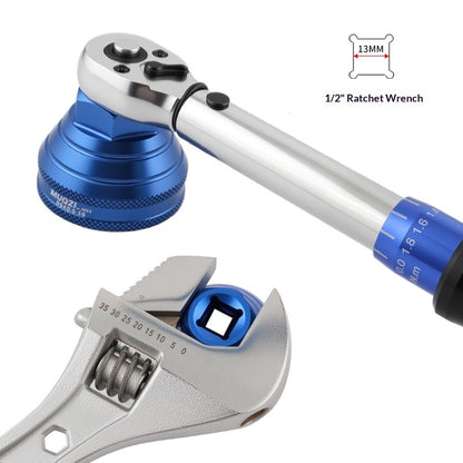 MUQZI Bike Bottom Bracket Removal Tool Aluminum Alloy Hollow Threaded 16-Tooth BB Socket Wrench