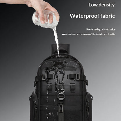 OZUKO 9844 Tactical Chest Bag Waterproof Oxford Cloth Geometric Design Crossbody Bag for Outdoor Sports