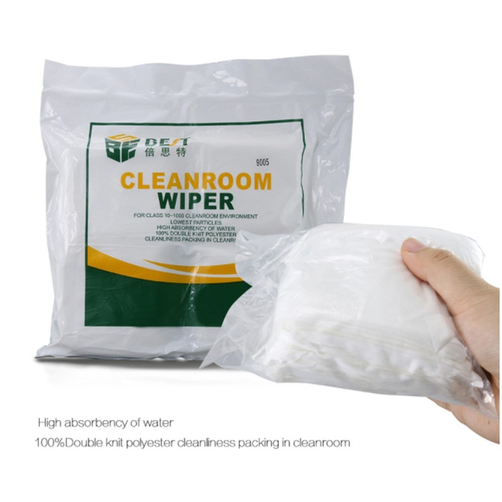 BEST BST-9005 Soft Cleanroom Wiper Non Cloth Dust Paper LCD Repair Tool 9*9CM 400Pcs / Bag
