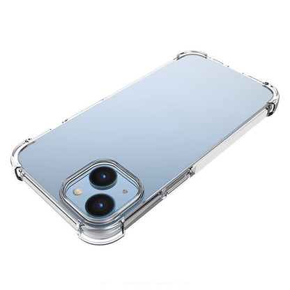 For iPhone 14 6.1 inch Thickened Four Corners Anti-drop TPU Cover Non-slip Phone Case