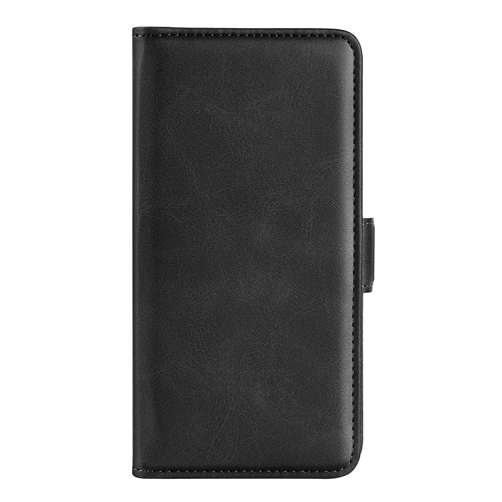 For iPhone 14 Pro Max 6.7 inch Textured PU Leather Wallet Case Double Magnetic Clasp Durable Shockproof Stand Flip Cover