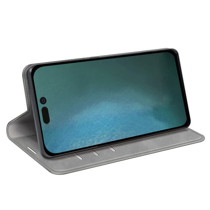 For iPhone 14 Plus 6.7 inch Skin Touch Feeling Folio Flip Leather Case Mobile Phone Stand Wallet Protective Cover