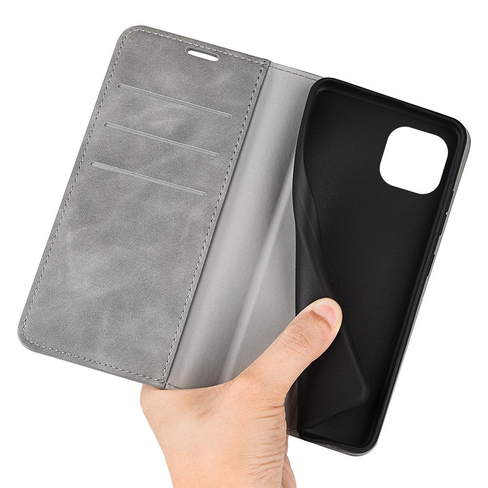 For iPhone 14 Plus 6.7 inch Skin Touch Feeling Folio Flip Leather Case Mobile Phone Stand Wallet Protective Cover