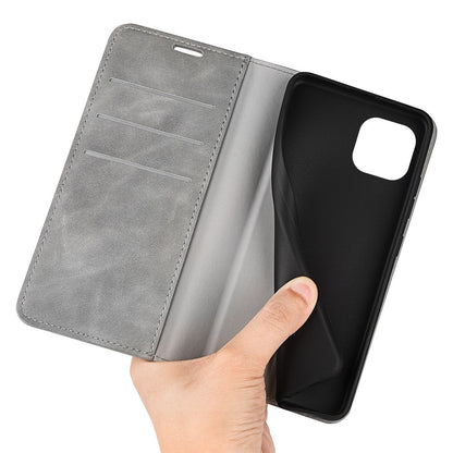For iPhone 14 Plus 6.7 inch Skin Touch Feeling Folio Flip Leather Case Mobile Phone Stand Wallet Protective Cover