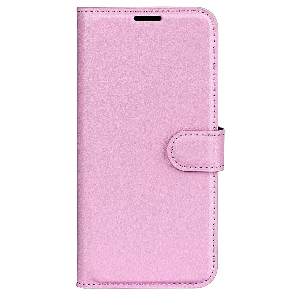 For iPhone 14 Plus 6.7 inch Litchi Texture PU Leather Collision Resistant Stand Flip Cover Full Protective Wallet Phone Case