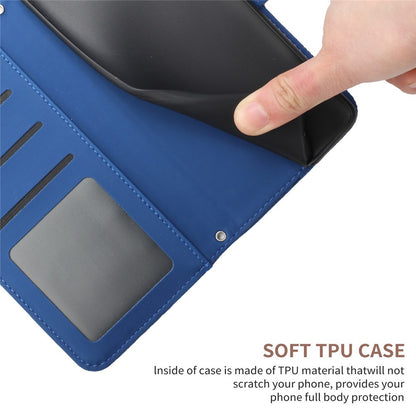 For iPhone 14 Plus 6.7 inch Imprinting Butterfly Flowers PU Leather Case with Shoulder Strap, Wallet Stand Phone Shell