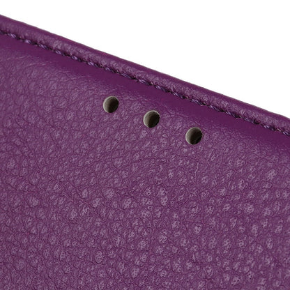 For iPhone 14 Pro Max 6.7 inch Litchi Texture Anti-fall Protection PU Leather Cover Stand Magnetic Wallet Cell Phone Case