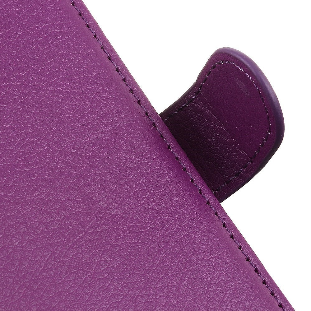 For iPhone 14 Pro Max 6.7 inch Litchi Texture Anti-fall Protection PU Leather Cover Stand Magnetic Wallet Cell Phone Case