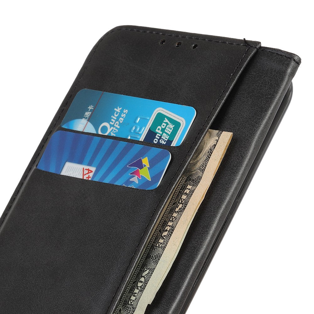 For iPhone 14 6.1 inch Split Leather+TPU Case Wallet Function Stand Strong Magnetic Suction Full Protection Cover