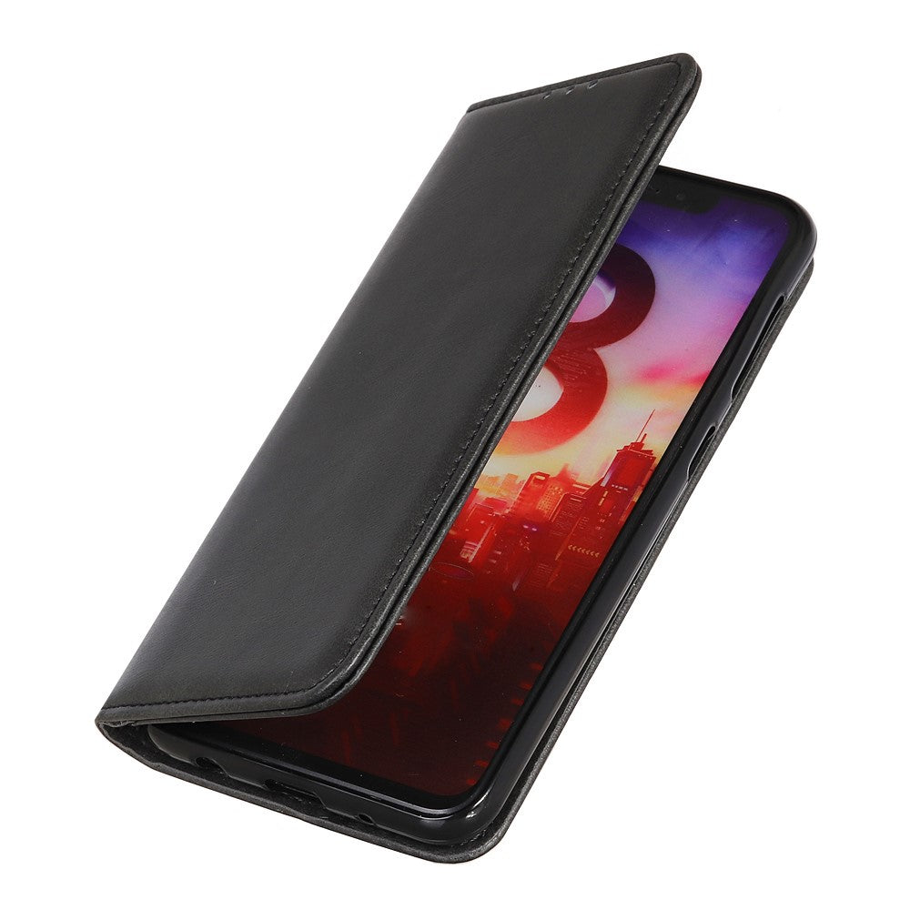 For iPhone 14 6.1 inch Split Leather+TPU Case Wallet Function Stand Strong Magnetic Suction Full Protection Cover