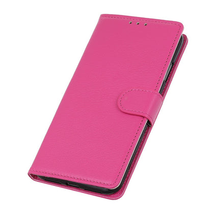 For iPhone 14 Plus 6.7 inch Litchi Texture Anti-fall Protection PU Leather Cover Stand Magnetic Wallet Cell Phone Case