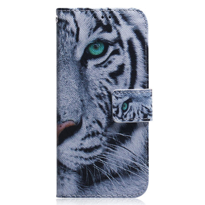 PU Leather Pattern Printing Case for iPhone 14 Pro Max 6.7 inch, Foldable Stand Wallet Full Protection Phone Cover