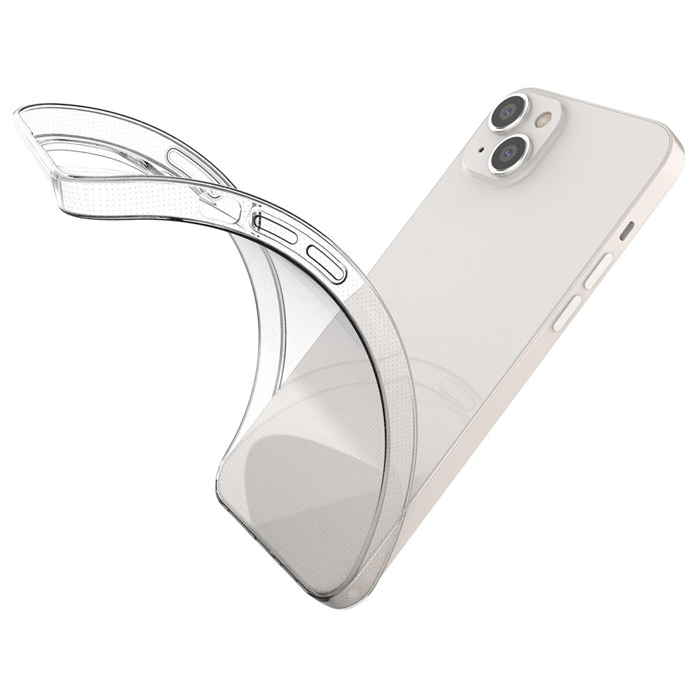 Soft TPU Case for iPhone 14 Plus 6.7 Inch, Ultra Slim Anti-Yellowing Clear Phone Cover