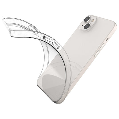 Soft TPU Case for iPhone 14 Plus 6.7 Inch, Ultra Slim Anti-Yellowing Clear Phone Cover