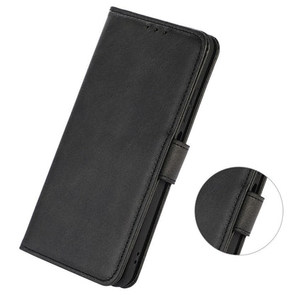 For iPhone 14 6.1 inch Shockproof Phone Cover Textured PU Leather Stand Wallet Scratch Resistant Mobile Phone Case Magnetic Design Protective Shell