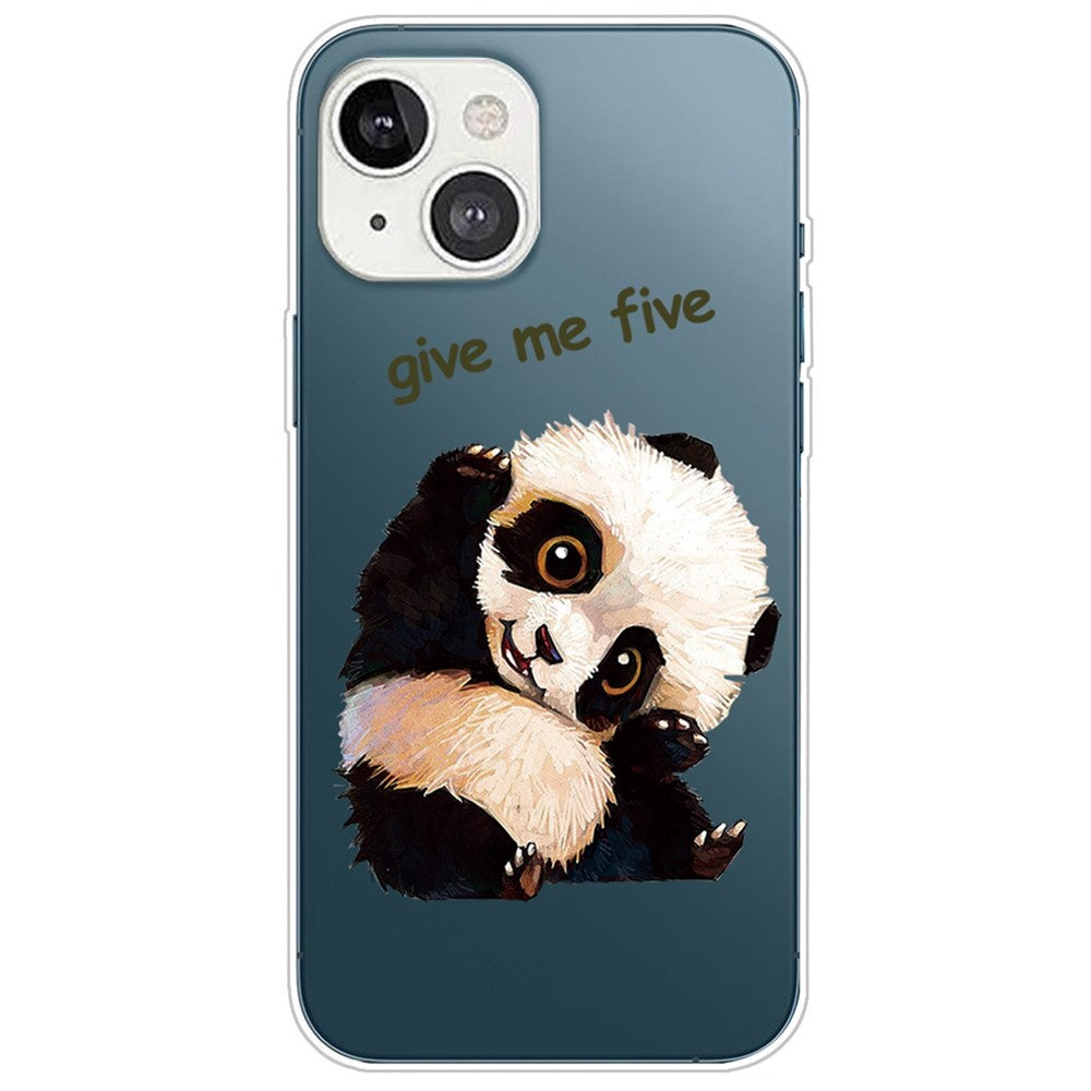 Anti-drop Protection TPU Phone Case for iPhone 14 6.1 inch, IMD Stylish Pattern Printing Cover