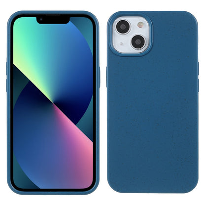 For iPhone 14 Plus 6.7 inch Starry Sky Series Matte Mobile Phone Case Starry Biodegradable Wheat Straw TPU Drop-proof Anti-wear Cell Phone Shell