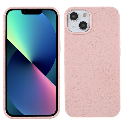 For iPhone 14 Plus 6.7 inch Starry Sky Series Matte Mobile Phone Case Starry Biodegradable Wheat Straw TPU Drop-proof Anti-wear Cell Phone Shell