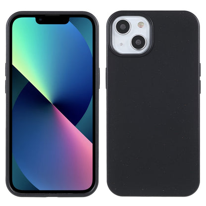 For iPhone 14 Plus 6.7 inch Starry Sky Series Matte Mobile Phone Case Starry Biodegradable Wheat Straw TPU Drop-proof Anti-wear Cell Phone Shell