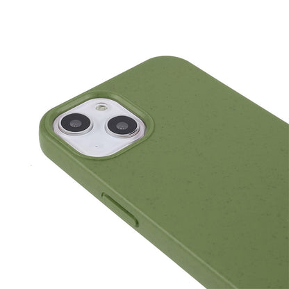 For iPhone 14 6.1 inch Starry Sky Series Wear-resistant Phone Case Soft TPU Biodegradable Wheat Straw Matte Back Shell
