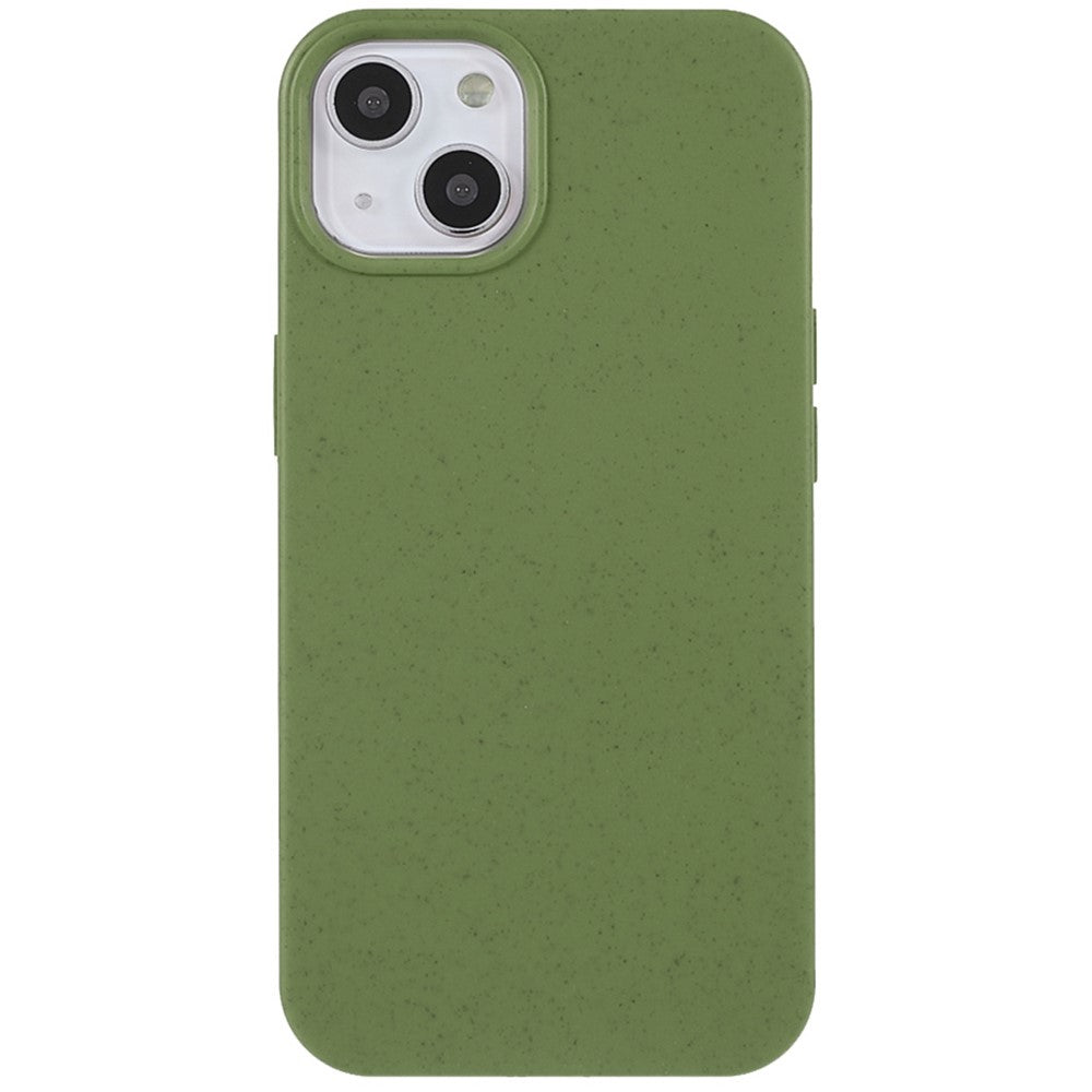 For iPhone 14 6.1 inch Starry Sky Series Wear-resistant Phone Case Soft TPU Biodegradable Wheat Straw Matte Back Shell