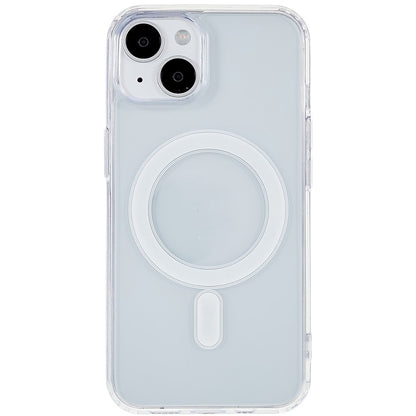 Magnetic Case for iPhone 14 Plus 6.7 inch Compatible with MagSafe, Hard Acrylic Soft TPU Transparent Shockproof Shell